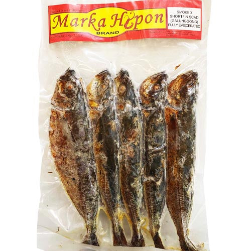 Marka Hipon – Geräucherte Shortfin Scad (Galunggong) – Vollständig ausgeweidet – 7.05 OZ