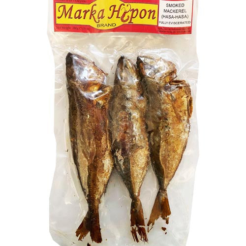 Marka Hipon – Geräucherte Makrele (Hasa-Hasa) – vollständig ausgeweidet – 7,05 OZ