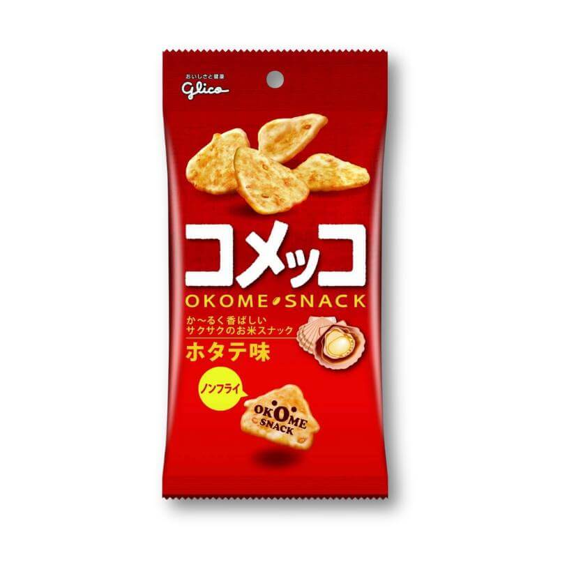 Glico Komeko – Sojasoße Jakobsmuscheln Reis Cracker