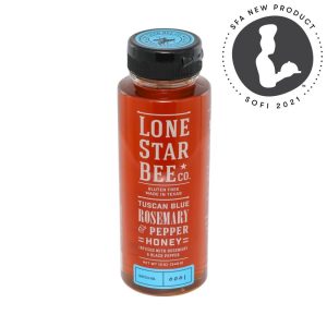 Lone Star Bee Company Tuscan Blauer Rosmarin und Pfeffer Honig