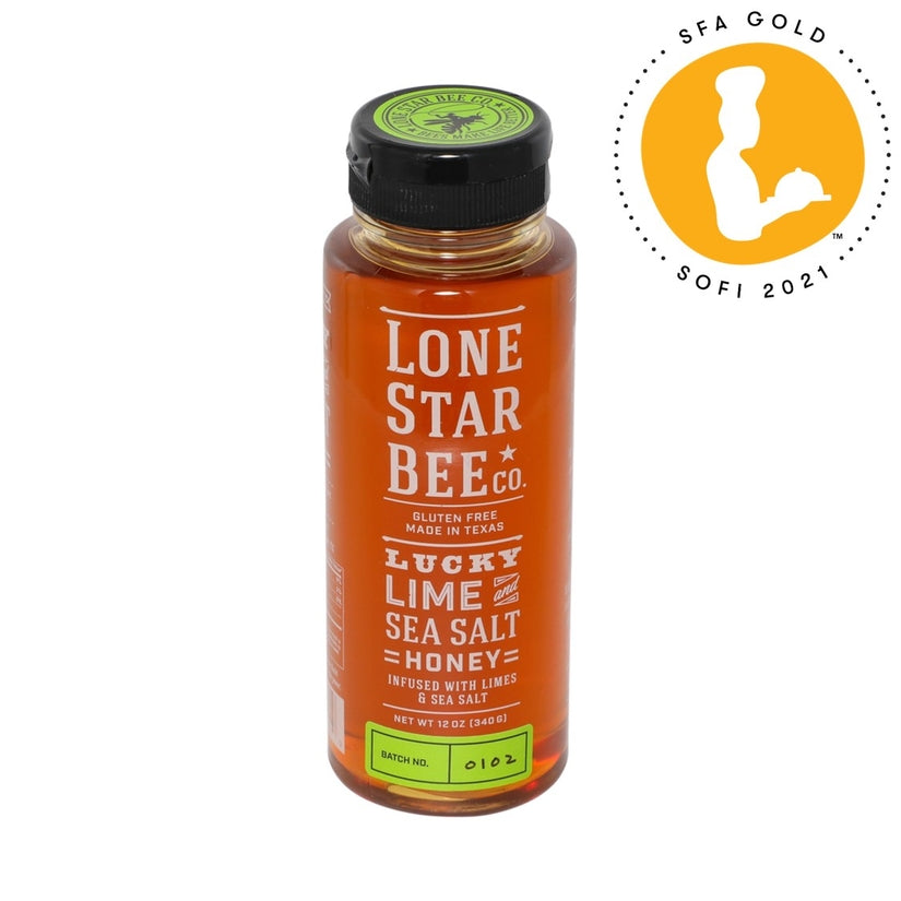 Lone Star Bee Company Lucky Limette und Meersalz Honig
