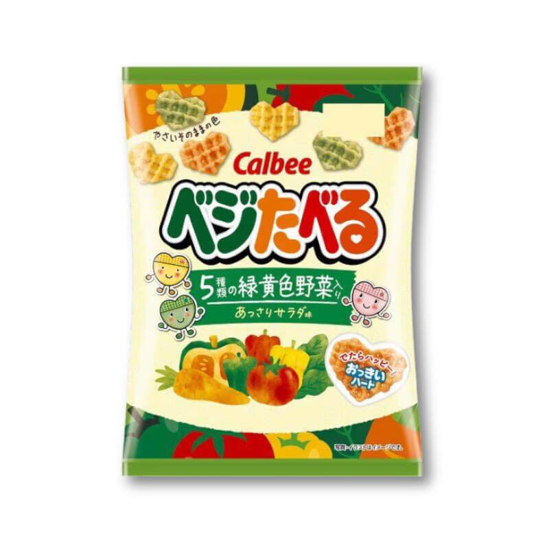 Calbee Herz Veggie Salat Snack