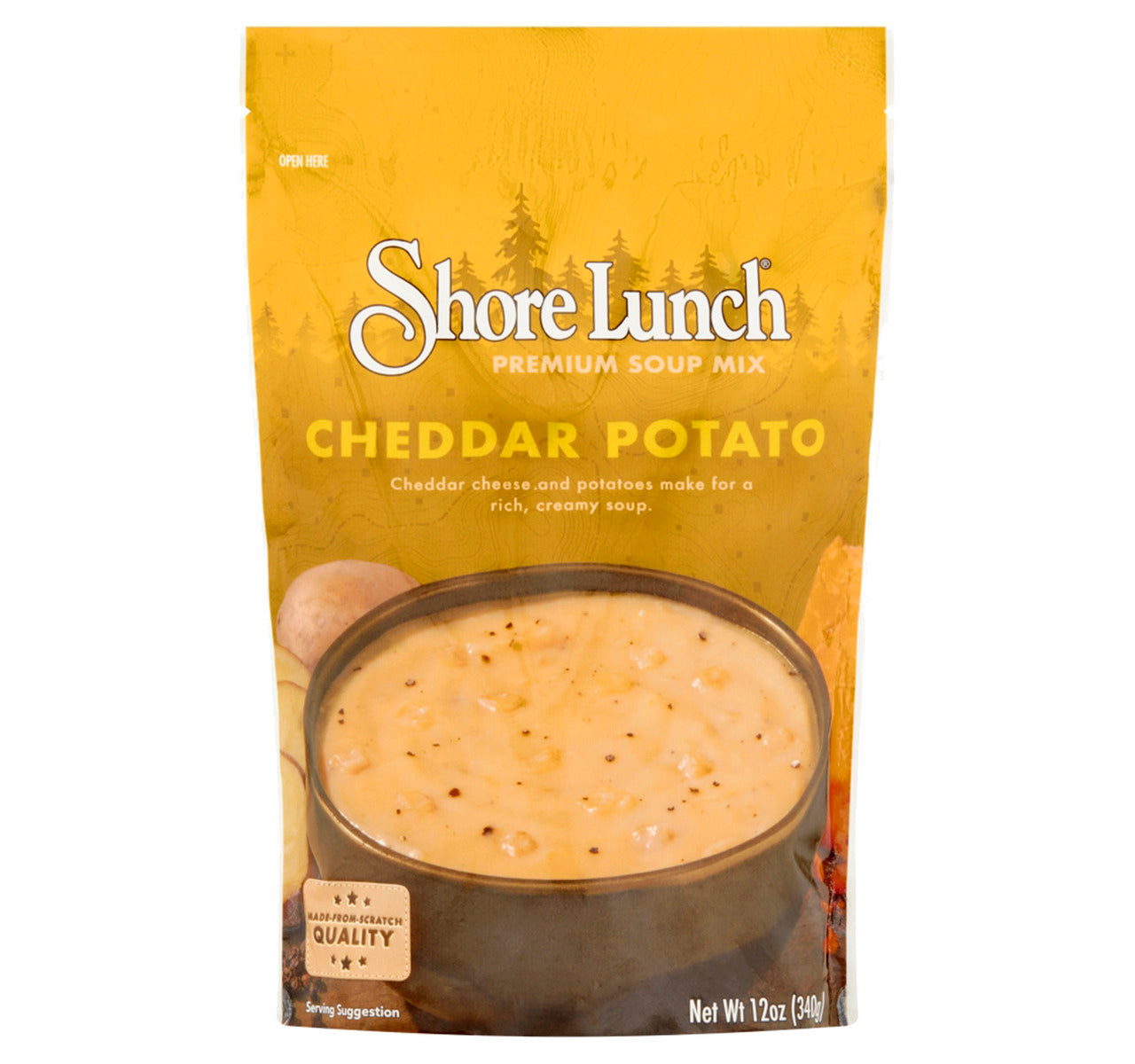 Shore Lunch Cheddar Kartoffelsuppe Mischung – 12oz