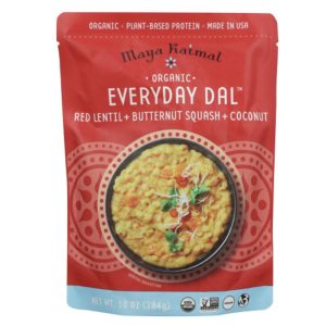 Maya Kaimal – Ready-To-Eat rote Linsen & Butternut Squash Dal, – 10oz