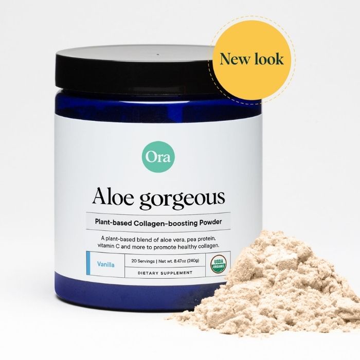 Ora – Biologisch veganes Kollagen-Steigerungspulver – Aloe Gorgeous