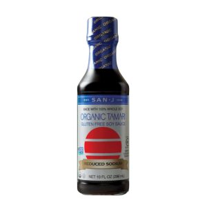 San-J Bio-Tamari glutenfreie Sojasauce reduziert Natrium