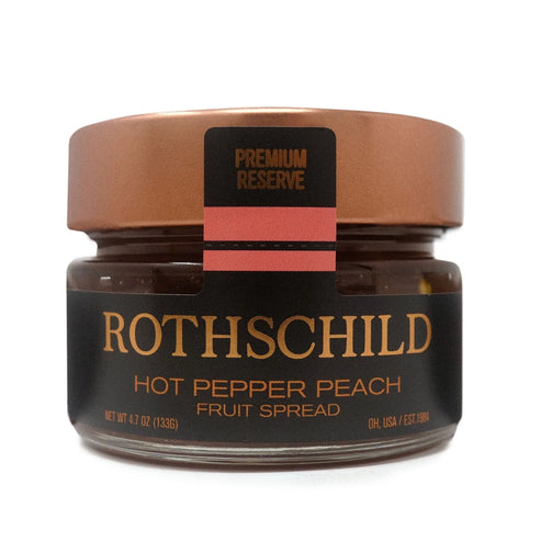 Rothschild Premium Reserve Hot Pfeffer Pfirsich Fruchtaufstrich – 4,7 Unzen