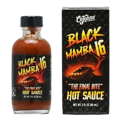 Chilisauce Black Mamba 16 Fatal Bite Hitze 10+++