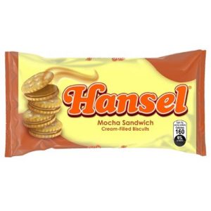 Rebisco – Hansel Mocha Sandwich Creme gefüllte Kekse – 10 Packungen