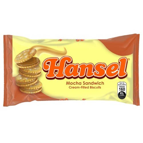 Rebisco – Hänsel Mocha Sandwich – Creme gefüllte Kekse – 10er Packung