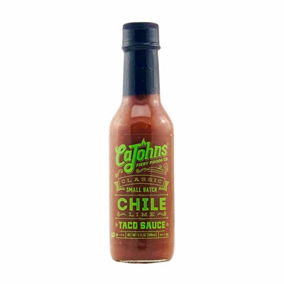 Chilisauce CaJohns klassisch Chile Limette Taco Hitze 5