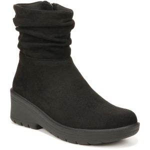 Berkley Imitat Wildleder Stiefeletten mit Rüschen
