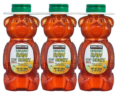 Kirkland Bio-Rohhonigbären, 24 oz. (Packung mit 3)