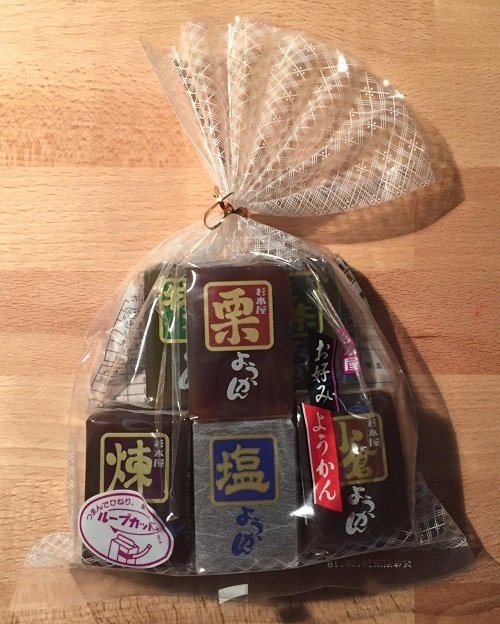 Sugimotoya, Neri Youkan Sortiment, 5 Arten Yokan, Azuki & Matcha Süßigkeiten, 40g × 9pc