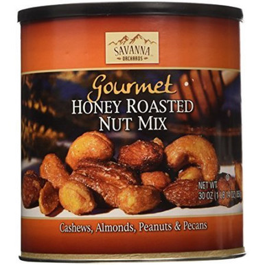 Savanna Orchards Gourmet Honig geröstete Nussmischung, 30 oz