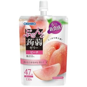 orihiro spurunto konnyaku skonjac Früchte Gelee Pfirsich – 130g