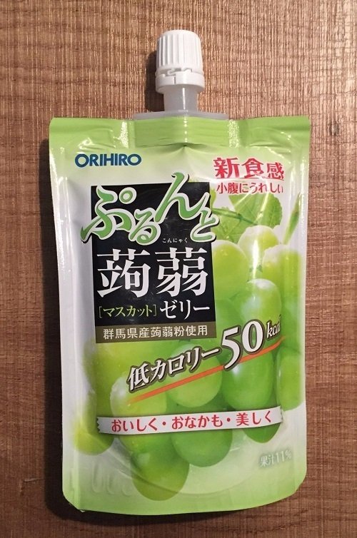Orihiro “Purunto Konnyaku” Konjac Früchte Jelly Muscat 130g