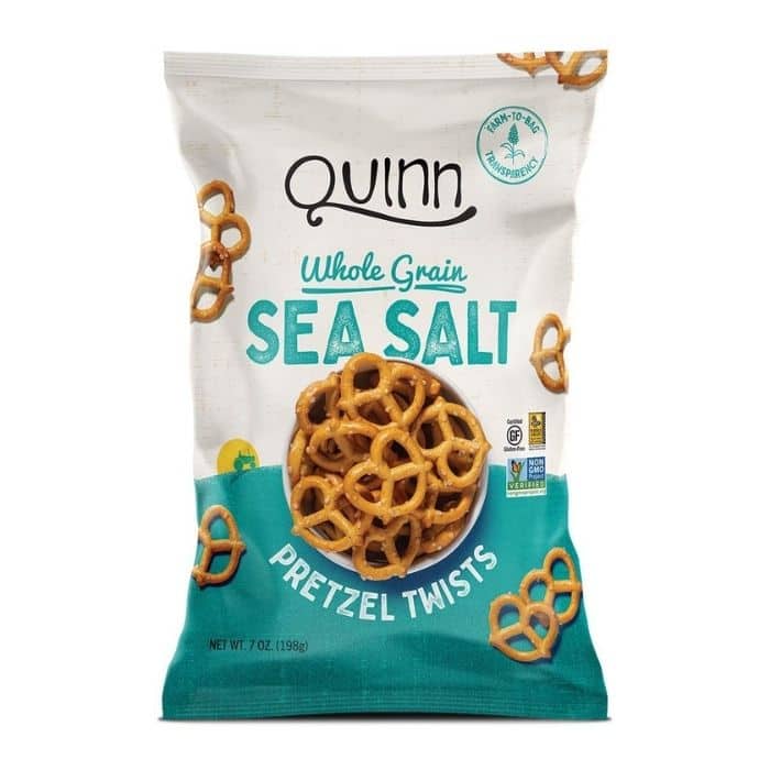 Quinn Klassische Meersalz Brezeln, 7oz