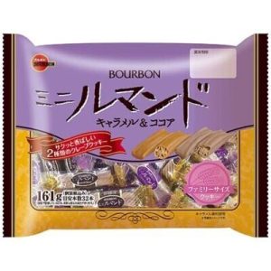 Bourbon, Mini Rumando, Lumando, Crake Keks, Karamell & Kakao, 32 Stück in 1 Tasche – 161g