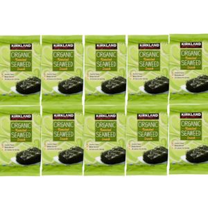 Kirkland Bio-gebratener Algensnack, .6 Unzen (10 Packung)