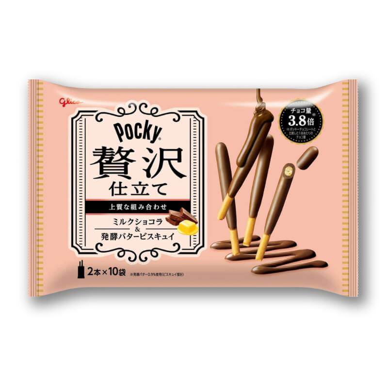 Pocky Premium Keks Sticks – Zeitaku Milchschokolade