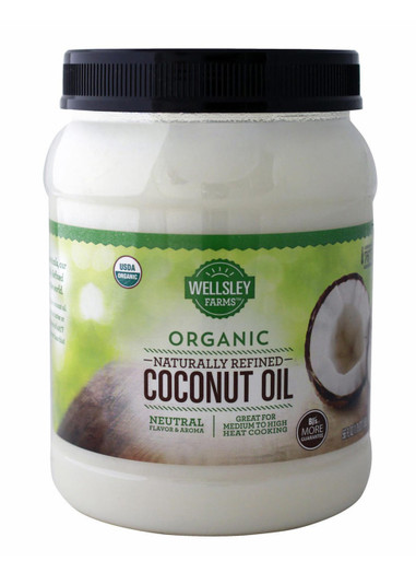 Wellsley Farms Bio natürlich raffiniertes Kokosöl, 56 Oz