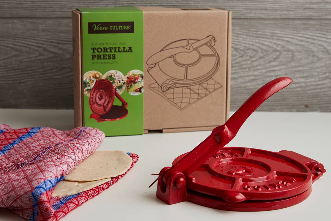 Verve Culture – Tortilla-Pressekit aus Gusseisen
