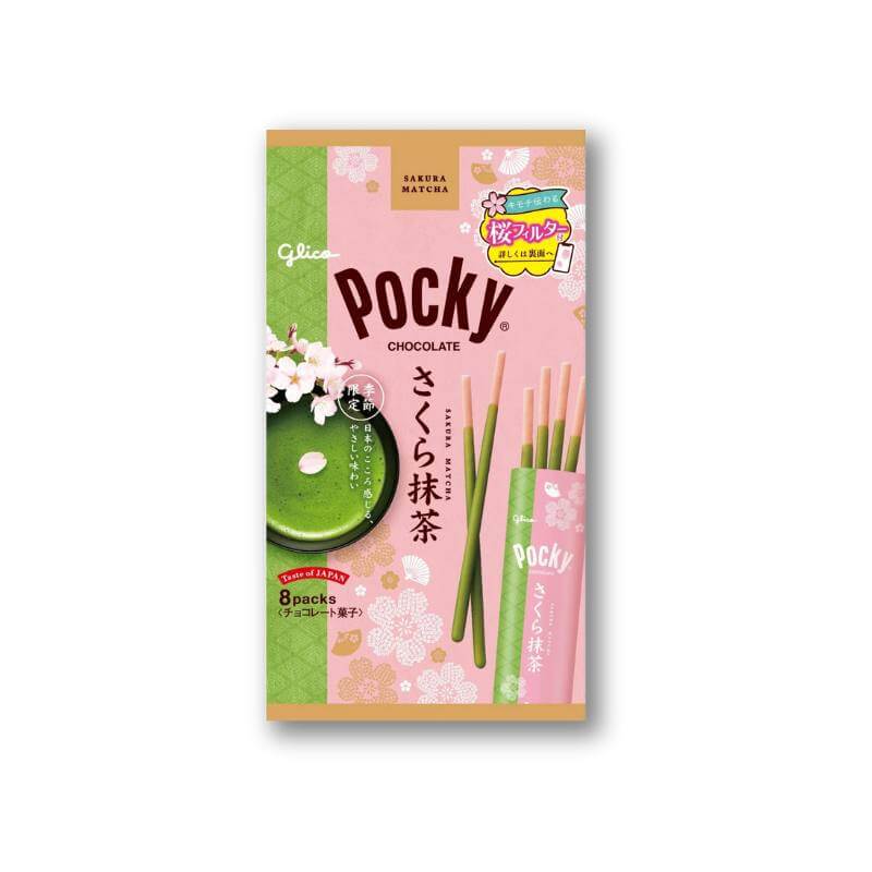 Pocky Biskuit-Sticks – Sakura Matcha