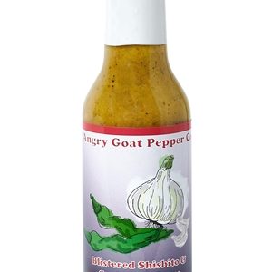 Angry Goat Pepper Co. Blistered Shishito & Knoblauch scharfe Sauce. – 5oz