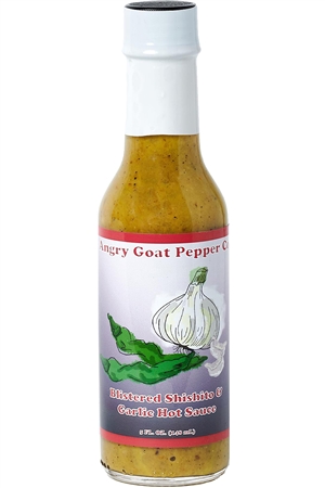 Angry Goat Pfeffer Co. Gebleichte Shishito & Knoblauch Chilisauce, 5oz