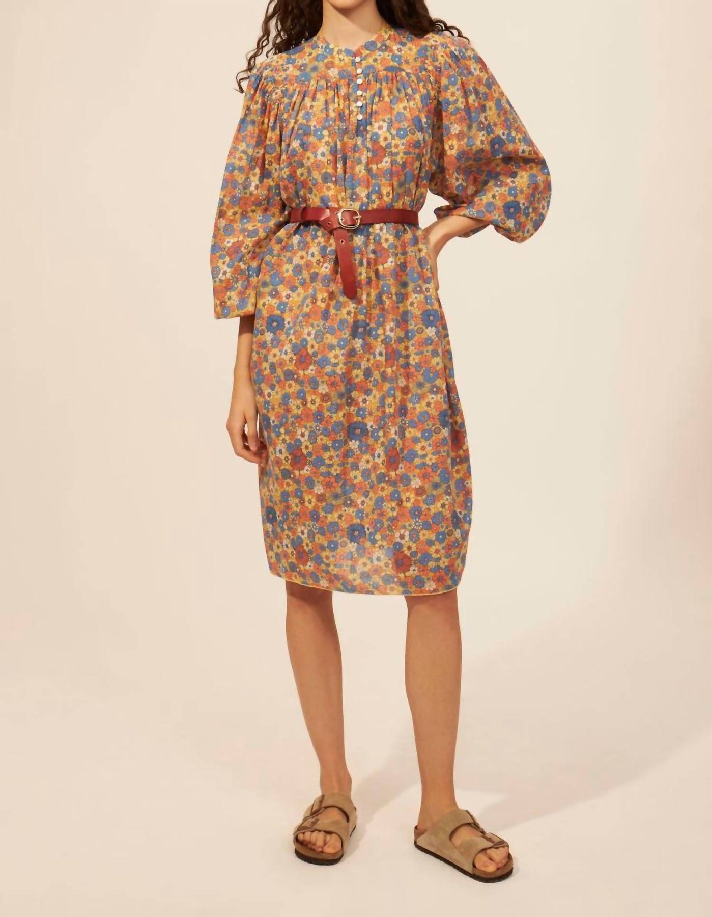 Paolina Kleid in Rust