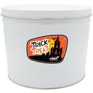 2 Gal Happy Halloween Popcorn Blechdose
