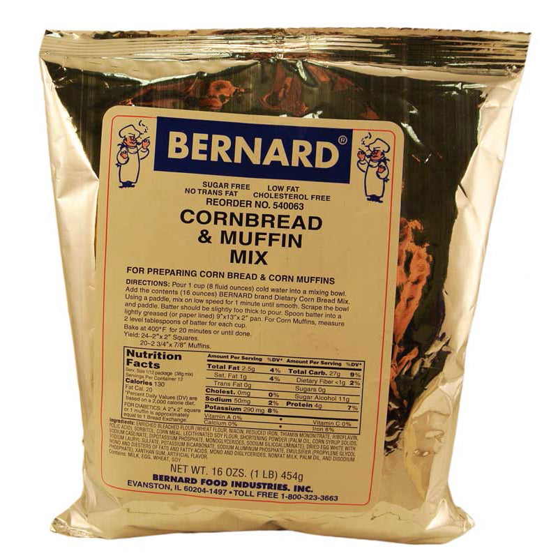 Bernard Mais Brot und Muffin Mischung. Niedrige Natrium