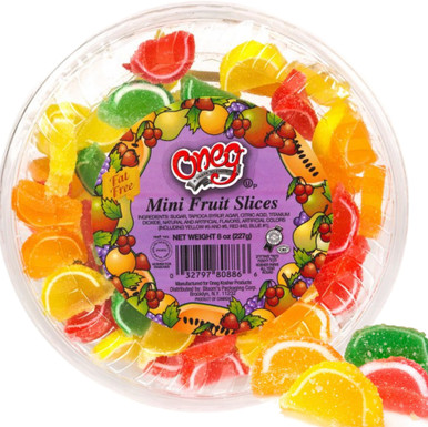 Oneg Mini Obstscheiben, koscher für Passover Bonbons, 8 Unzen
