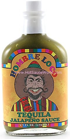 Hombre Loco Tequila Jalapeño Chilisauce, 5,7 Unzen