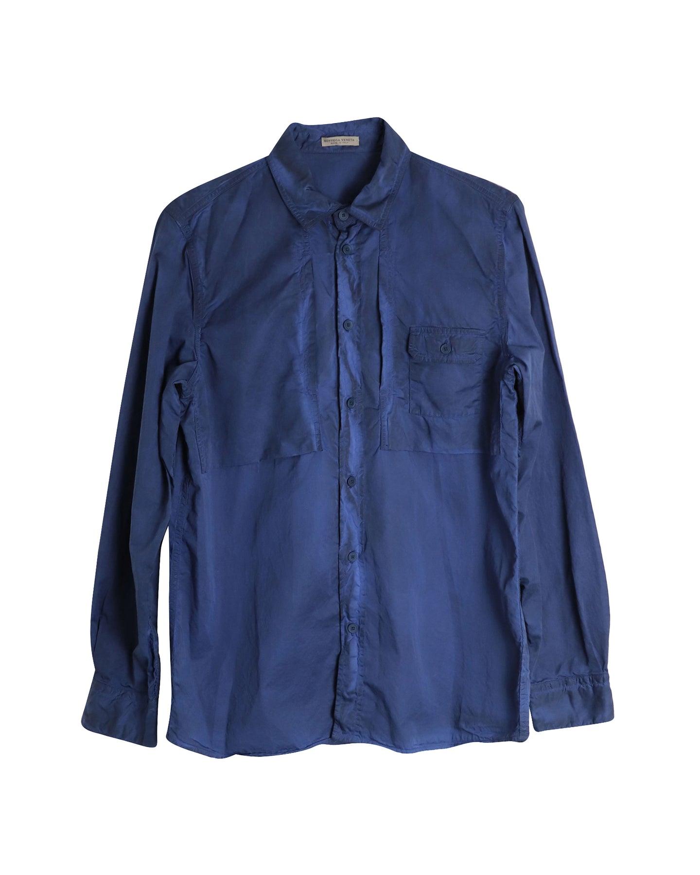 Bottega Veneta Hemd aus Baumwolle in Blau