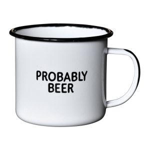Swag Brewery – wahrscheinlich Bier – Emaille Tasse