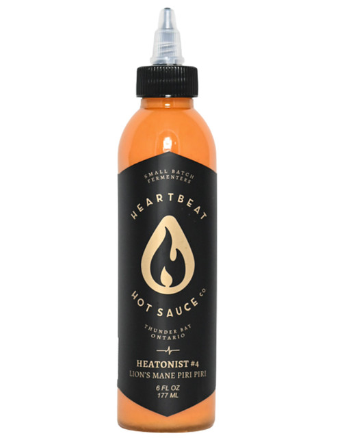 Herzschlag Löwenmähne Piri Piri Chilisauce, 6oz