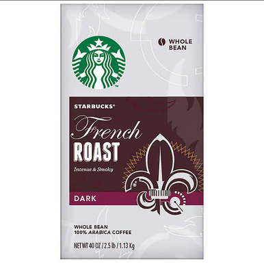 Starbucks Französischer Braten ganze Kaffeebohnen, 40 oz