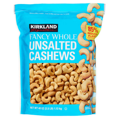 Kirkland Fancy Ganze ungesalzene Cashewnüsse, 2,5 lbs