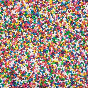 Rainbow Sprinkles Non Pareils – 12 oz Beutel