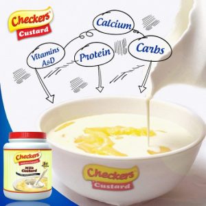 Checkers Milch Custard 3 in 1 cremig, lecker und einfach zuzubereiten