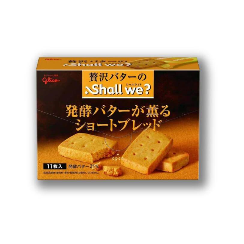 Glico Shall We? Shortbread Butter Kekse