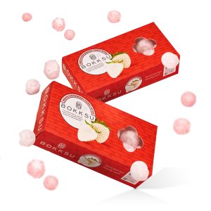 weiße Erdbeere japanische Süßigkeiten Bissen (2-Pack)