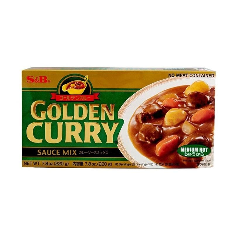 S&B Golden Curry Japanische Curry Mischung mittel Heiß