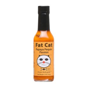 scharfe Sauce Fett Katze Papaya Pequin Leidenschaft Hitze 5 $7.98