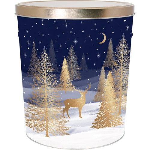 6.5 Gal Vergoldete Wald Popcorn Zinn