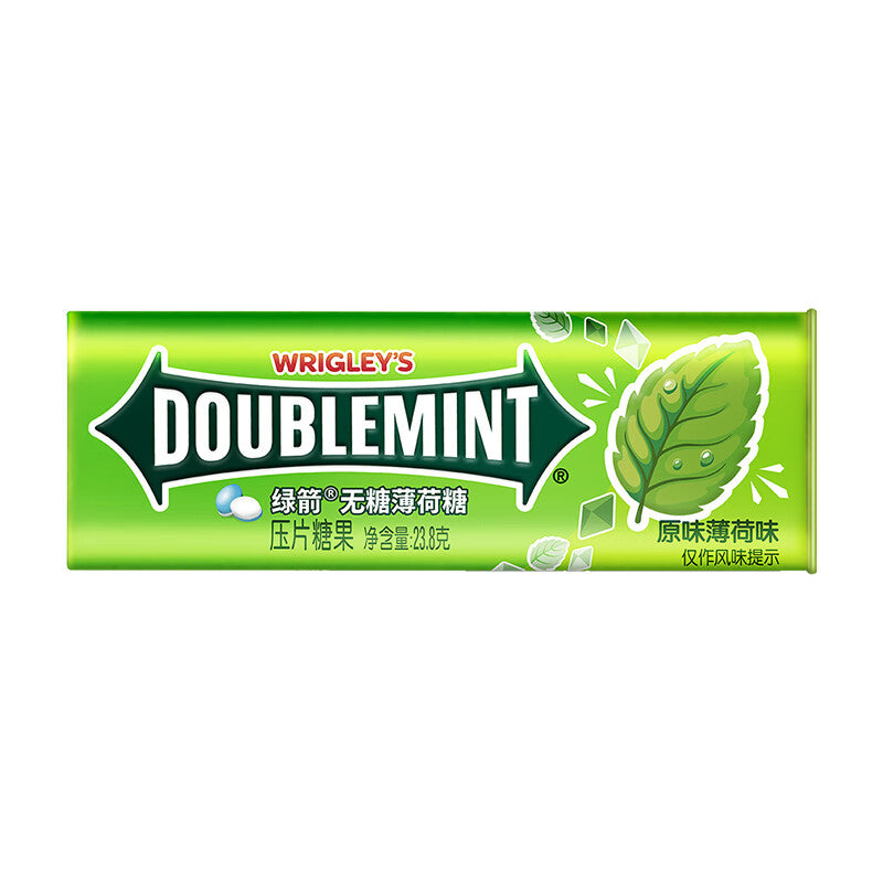 Wrigley's Doublemint Zuckerfrei Original Minze Süßigkeiten 23.8g