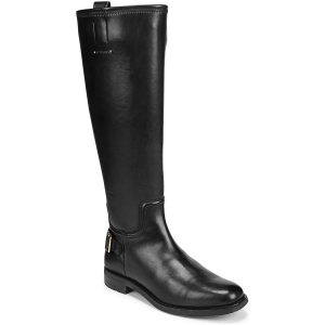 Kniehohe Stiefel mit geprägter Schnalle von Merina