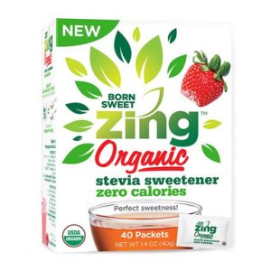 Born süß Bio Zing Stevia Süßstoff, 40 Packungen